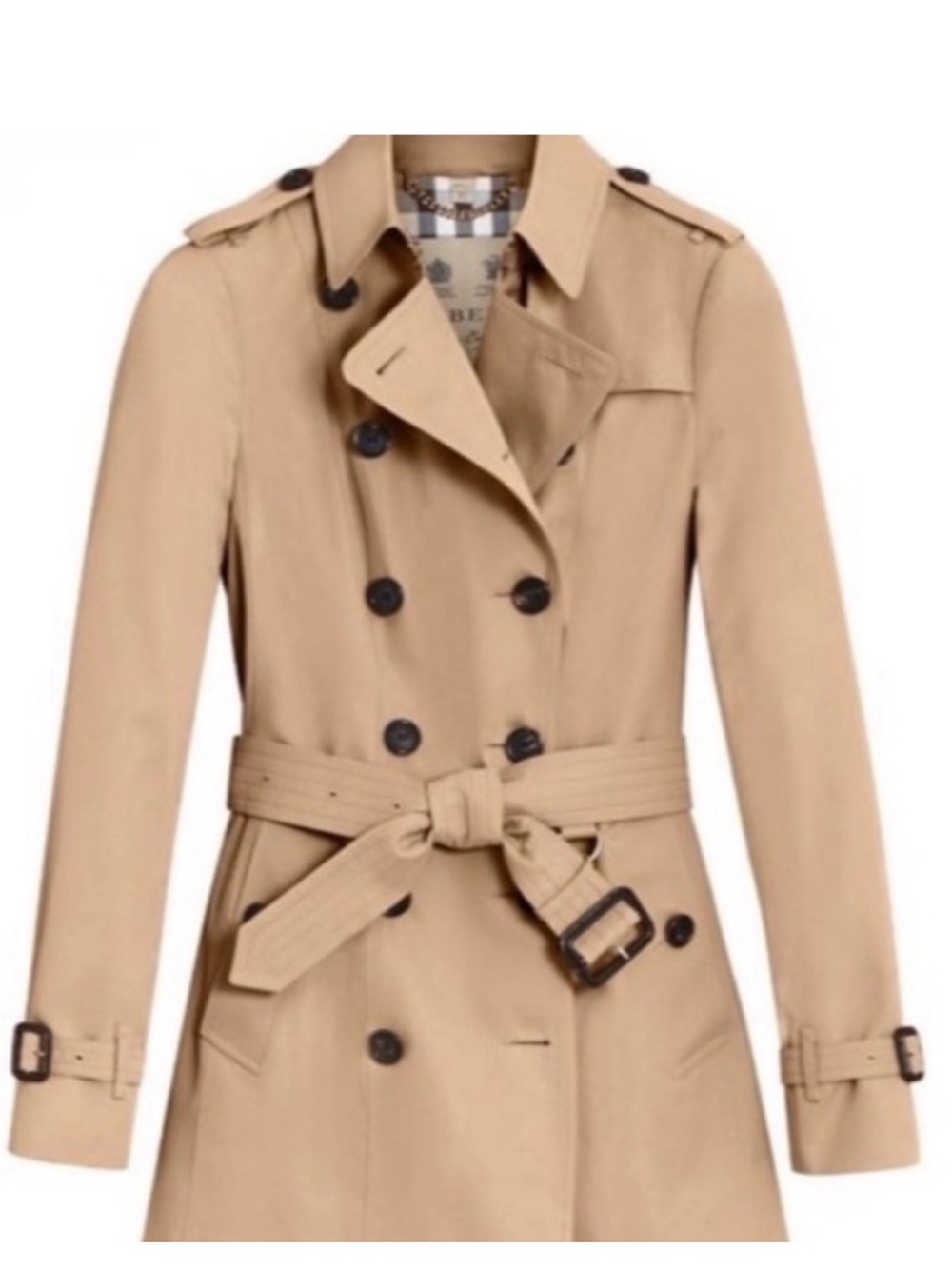 Burberry Sandringham Trench Coat in Honey IT 46/UK 14/ US14